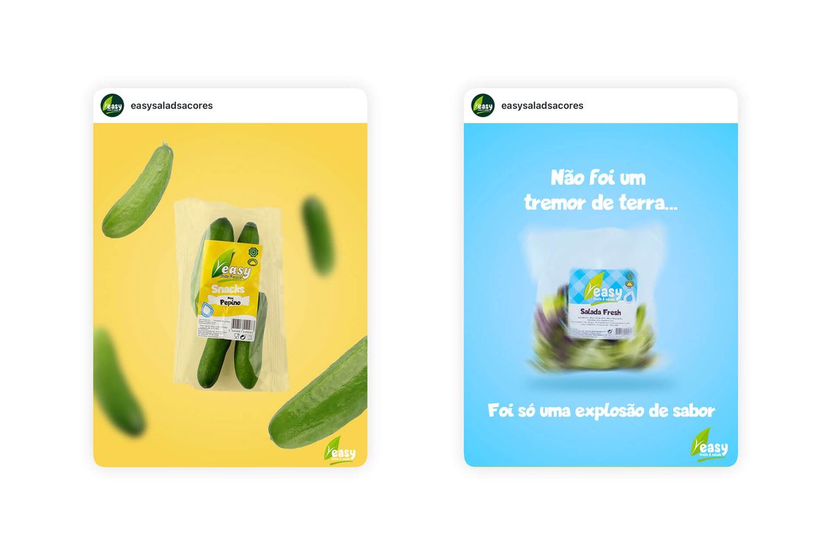 Publicação criativa da Easy Salads